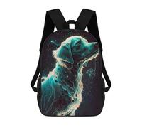 sinyumoney Mochilas Infantiles Impresas En 3D Labrador Retriever Dog Mochilas Para Libros Para Niños Y Niñas Mochila Escolar Infantil Con Bolsillos Grandes Para Niños 17inch