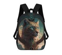 sinyumoney Mochilas Infantiles Impresas En 3D Leopard Cheetah Jaguars Mochila Escolar Infantil Linda Mochila Informal Para Exteriores Para Niños Estudiantes De Secundaria 17inch