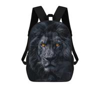 sinyumoney Mochilas Infantiles Impresas En 3D Lion in Black Smoke Mochilas Para Libros Para Niños Y Niñas Mochila Escolar Infantil Con Bolsillos Grandes Para Niños 17inch