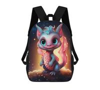 sinyumoney Mochilas Infantiles Impresas En 3D Magical Baby Dragon Artwork Mochilas Escolares Para Niños Y Niñas Mochilas De Viaje Bolsas Para Libros Para La Escuela O Viajes 17inch