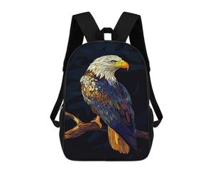 sinyumoney Mochilas Infantiles Impresas En 3D Majestic Bald Eagle Mochila Escolar Infantil Linda Mochila Informal Para Exteriores Para Niños Estudiantes De Secundaria 17inch