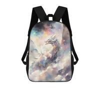 sinyumoney Mochilas Infantiles Impresas En 3D Majestic Dragon In Clouds Mochilas Para Libros Para Niños Y Niñas Mochila Escolar Infantil Con Bolsillos Grandes Para Niños 17inch