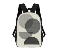 sinyumoney Mochilas Infantiles Impresas En 3D Minimalist Lines 43 Mochila Escolar Infantil Linda Mochila Informal Para Exteriores Para Niños Estudiantes De Secundaria 17inch