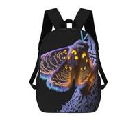 sinyumoney Mochilas Infantiles Impresas En 3D Moth Animal Mochila Escolar Infantil Linda Mochila Informal Para Exteriores Para Niños Estudiantes De Secundaria 17inch