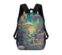 sinyumoney Mochilas Infantiles Impresas En 3D Mushroom Forest Fantasy Mochilas Escolares Para Niños Y Niñas Mochilas De Viaje Bolsas Para Libros Para La Escuela O Viajes 17inch