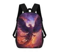 sinyumoney Mochilas Infantiles Impresas En 3D Mystical Phoenix Bird Mochila Escolar Infantil Linda Mochila Informal Para Exteriores Para Niños Estudiantes De Secundaria 17inch