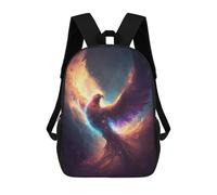 sinyumoney Mochilas Infantiles Impresas En 3D Mystical Phoenix Mochila Escolar Infantil Linda Mochila Informal Para Exteriores Para Niños Estudiantes De Secundaria 17inch