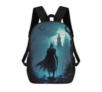 sinyumoney Mochilas Infantiles Impresas En 3D Nightmare Castle Mochilas Escolares Para Niños Y Niñas Mochilas De Viaje Bolsas Para Libros Para La Escuela O Viajes 17inch