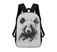 sinyumoney Mochilas Infantiles Impresas En 3D Panda Head In Charcoal Mochilas Escolares Para Niños Y Niñas Mochilas De Viaje Bolsas Para Libros Para La Escuela O Viajes 17inch