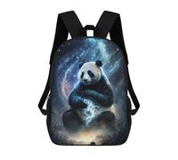 sinyumoney Mochilas Infantiles Impresas En 3D Panda in Cosmic Forest -2 Mochila Escolar Infantil Linda Mochila Informal Para Exteriores Para Niños Estudiantes De Secundaria 17inch