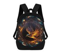 sinyumoney Mochilas Infantiles Impresas En 3D Phoenix Rise Mystic Artwork Mochila Escolar Infantil Linda Mochila Informal Para Exteriores Para Niños Estudiantes De Secundaria 17inch