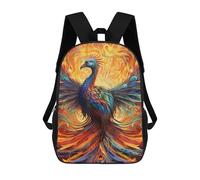 sinyumoney Mochilas Infantiles Impresas En 3D Phoenix Rising Artistic Firebird -2 Mochilas Escolares Para Niños Y Niñas Mochilas De Viaje Bolsas Para Libros Para La Escuela O Viajes 17inch