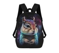 sinyumoney Mochilas Infantiles Impresas En 3D Rainbow Chipmunk in Space Mochilas Mochilas De Moda Casual Mochila De Día Bonitas Bolsas De Viaje Mochila Casual Para Exteriores Para Niño Y Niña
