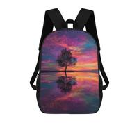 sinyumoney Mochilas Infantiles Impresas En 3D Rainbow Sky Reflections Mochilas Mochilas De Moda Casual Mochila De Día Bonitas Bolsas De Viaje Mochila Casual Para Exteriores Para Niño Y Niña
