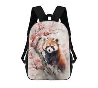 sinyumoney Mochilas Infantiles Impresas En 3D Red Panda Watercolor Mochilas Mochilas De Moda Casual Mochila De Día Bonitas Bolsas De Viaje Mochila Casual Para Exteriores Para Niño Y Niña