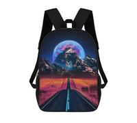 sinyumoney Mochilas Infantiles Impresas En 3D Road to The Cosmic Mountain Mochila Escolar Infantil Linda Mochila Informal Para Exteriores Para Niños Estudiantes De Secundaria 17inch