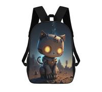 sinyumoney Mochilas Infantiles Impresas En 3D Robotic Cat in Space-4 Mochila Escolar Infantil Linda Mochila Informal Para Exteriores Para Niños Estudiantes De Secundaria 17inch