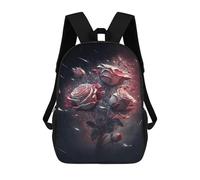 sinyumoney Mochilas Infantiles Impresas En 3D Roses in Space Art Print Mochilas Mochilas De Moda Casual Mochila De Día Bonitas Bolsas De Viaje Mochila Casual Para Exteriores Para Niño Y Niña
