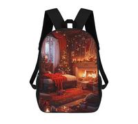 sinyumoney Mochilas Infantiles Impresas En 3D Soothing Fire Mochila Escolar Infantil Linda Mochila Informal Para Exteriores Para Niños Estudiantes De Secundaria 17inch