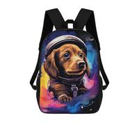 sinyumoney Mochilas Infantiles Impresas En 3D Space Pup Adventure -18 Mochilas Mochilas De Moda Casual Mochila De Día Bonitas Bolsas De Viaje Mochila Casual Para Exteriores Para Niño Y Niña