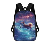 sinyumoney Mochilas Infantiles Impresas En 3D Space Pup Adventure Mochilas Mochilas De Moda Casual Mochila De Día Bonitas Bolsas De Viaje Mochila Casual Para Exteriores Para Niño Y Niña