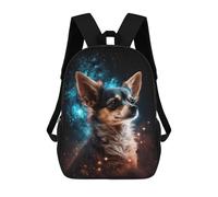 sinyumoney Mochilas Infantiles Impresas En 3D Space Pup Cosmic Canine Art -3 Mochilas Mochilas De Moda Casual Mochila De Día Bonitas Bolsas De Viaje Mochila Casual Para Exteriores Para Niño Y Niña