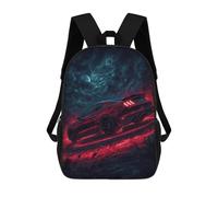 sinyumoney Mochilas Infantiles Impresas En 3D Space Racing Car Artwork Mochilas Mochilas De Moda Casual Mochila De Día Bonitas Bolsas De Viaje Mochila Casual Para Exteriores Para Niño Y Niña
