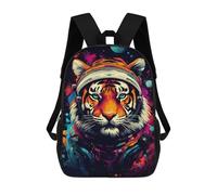 sinyumoney Mochilas Infantiles Impresas En 3D Space Tiger Adventure Mochilas Mochilas De Moda Casual Mochila De Día Bonitas Bolsas De Viaje Mochila Casual Para Exteriores Para Niño Y Niña