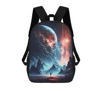 sinyumoney Mochilas Infantiles Impresas En 3D Stargazing Anime Landscape Mochilas Para Libros Para Niños Y Niñas Mochila Escolar Infantil Con Bolsillos Grandes Para Niños 17inch