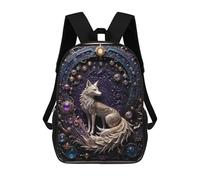 sinyumoney Mochilas Infantiles Impresas En 3D Steampunk Art FoxArt Mochilas Mochilas De Moda Casual Mochila De Día Bonitas Bolsas De Viaje Mochila Casual Para Exteriores Para Niño Y Niña