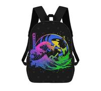 sinyumoney Mochilas Infantiles Impresas En 3D The Great Colorful Romance Mochila Escolar Infantil Linda Mochila Informal Para Exteriores Para Niños Estudiantes De Secundaria 17inch