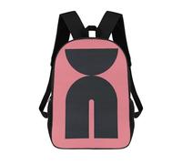 sinyumoney Mochilas Infantiles Impresas En 3D Vibrant Shapes 04 Mochila Escolar Infantil Linda Mochila Informal Para Exteriores Para Niños Estudiantes De Secundaria 17inch