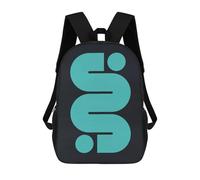 sinyumoney Mochilas Infantiles Impresas En 3D Vibrant Shapes 08 Mochila Escolar Infantil Linda Mochila Informal Para Exteriores Para Niños Estudiantes De Secundaria 17inch