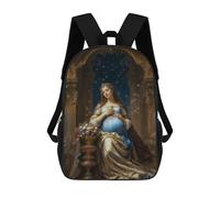 sinyumoney Mochilas Infantiles Impresas En 3D Virgin Mary Mochila Escolar Infantil Linda Mochila Informal Para Exteriores Para Niños Estudiantes De Secundaria 17inch