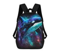 sinyumoney Mochilas Infantiles Impresas En 3D Whale Galaxy Art Print Mochilas Mochilas De Moda Casual Mochila De Día Bonitas Bolsas De Viaje Mochila Casual Para Exteriores Para Niño Y Niña