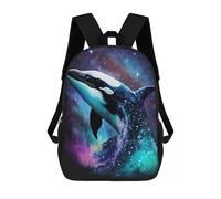 sinyumoney Mochilas Infantiles Impresas En 3D Whale in Space Art Print-6 Mochilas Mochilas De Moda Casual Mochila De Día Bonitas Bolsas De Viaje Mochila Casual Para Exteriores Para Niño Y Niña