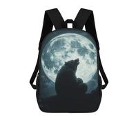 sinyumoney Mochilas Infantiles Impresas En 3D Wolf Howling at Full Moon-7 Mochilas Mochilas De Moda Casual Mochila De Día Bonitas Bolsas De Viaje Mochila Casual Para Exteriores Para Niño Y Niña