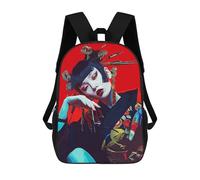 sinyumoney Mochilas Japan Geisha Mochila Escolar Para Niños Mochila Escolar Impresa En 3D Para Niños Estudiantes De Primaria Y Secundaria 17inch