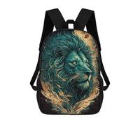 sinyumoney Mochilas Lion Fantasyland Mochila Escolar Para Niños Mochila Escolar Impresa En 3D Para Niños Estudiantes De Primaria Y Secundaria 17inch