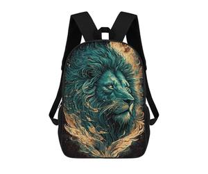 sinyumoney Mochilas Lion Fantasyland Mochila Escolar Para Niños Mochila Escolar Impresa En 3D Para Niños Estudiantes De Primaria Y Secundaria 17inch