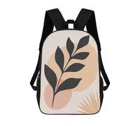 sinyumoney Mochilas Minimalist Floral A60 Mochila Escolar Para Niños Mochila Escolar Impresa En 3D Para Niños Estudiantes De Primaria Y Secundaria 17inch