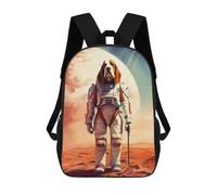 sinyumoney Mochilas Para Niños 17inch Mochila Basset Hound Mars Mochila Impresa En 3D Para La Escuela Mochila De Moda Mochilas De Viaje Mochilas Escolares Para La Escuela O Para Viajar