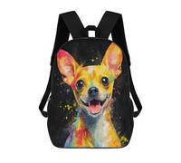 sinyumoney Mochilas Para Niños 17inch Mochila Colorful Chihuahua Art Print-4 Mochila Impresa En 3D Para La Escuela Mochila De Moda Mochilas De Viaje Mochilas Escolares Para La Escuela O Para Viajar