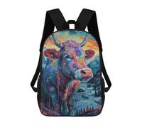 sinyumoney Mochilas Para Niños 17inch Mochila Colorful Fantasy Cow Art Print Mochila Impresa En 3D Para La Escuela Mochila De Moda Mochilas De Viaje Mochilas Escolares Para La Escuela O Para Viajar