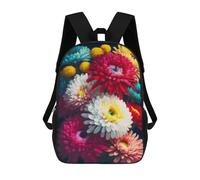 sinyumoney Mochilas Para Niños 17inch Mochila Colorful Flower Bouquet-8 Mochila Impresa En 3D Para La Escuela Mochila De Moda Mochilas De Viaje Mochilas Escolares Para La Escuela O Para Viajar