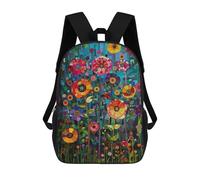 sinyumoney Mochilas Para Niños 17inch Mochila Colorful Garden Mosaic Art Mochila Impresa En 3D Para La Escuela Mochila De Moda Mochilas De Viaje Mochilas Escolares Para La Escuela O Para Viajar