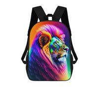 sinyumoney Mochilas Para Niños 17inch Mochila Colorful Lion Art Print Mochila Impresa En 3D Para La Escuela Mochila De Moda Mochilas De Viaje Mochilas Escolares Para La Escuela O Para Viajar