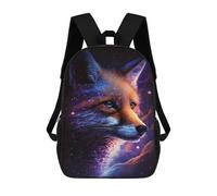 sinyumoney Mochilas Para Niños 17inch Mochila Cosmic Fox Portrait Artwork Mochila Impresa En 3D Para La Escuela Mochila De Moda Mochilas De Viaje Mochilas Escolares Para La Escuela O Para Viajar