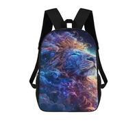 sinyumoney Mochilas Para Niños 17inch Mochila Cosmic Lion Art Print-3 Mochila Impresa En 3D Para La Escuela Mochila De Moda Mochilas De Viaje Mochilas Escolares Para La Escuela O Para Viajar