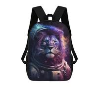 sinyumoney Mochilas Para Niños 17inch Mochila Cosmic Lion Astronaut Art Print Mochila Impresa En 3D Para La Escuela Mochila De Moda Mochilas De Viaje Mochilas Escolares Para La Escuela O Para Viajar